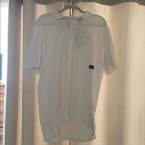 Large White Chaps collared short sleeve shirt